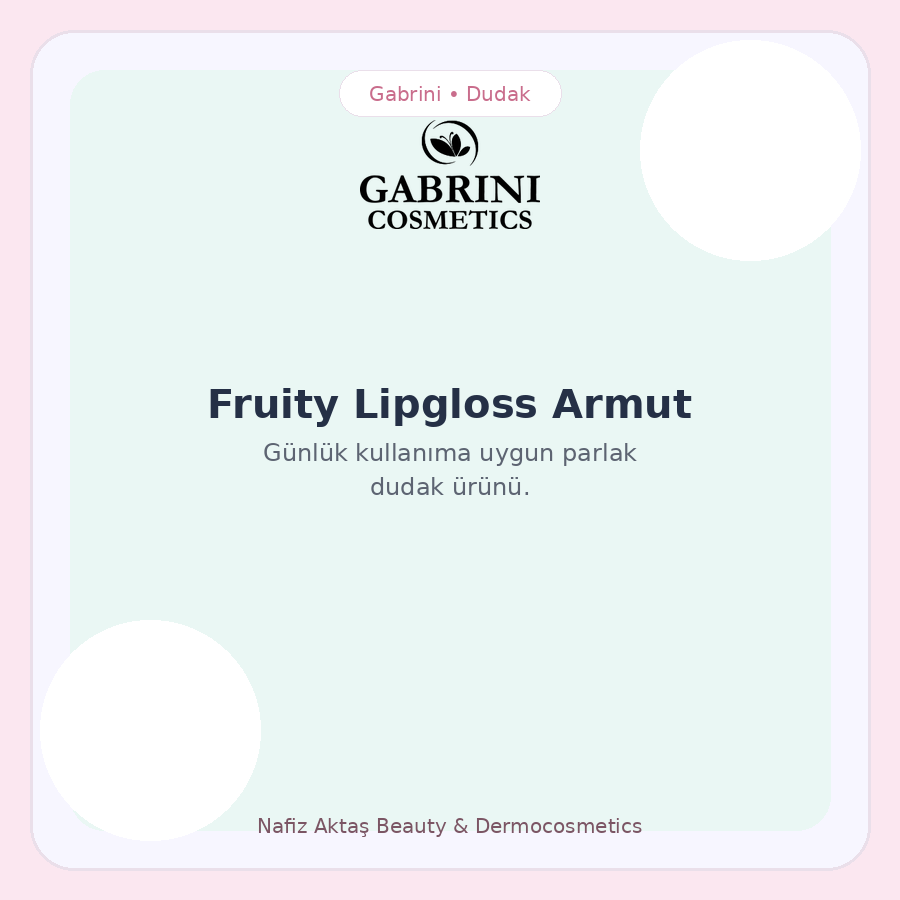 Fruity Lipgloss Armut