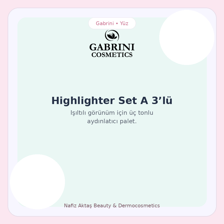 Highlighter Set A 3'lü