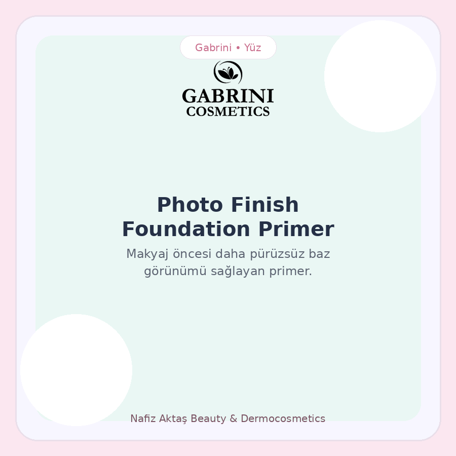 Photo Finish Foundation Primer