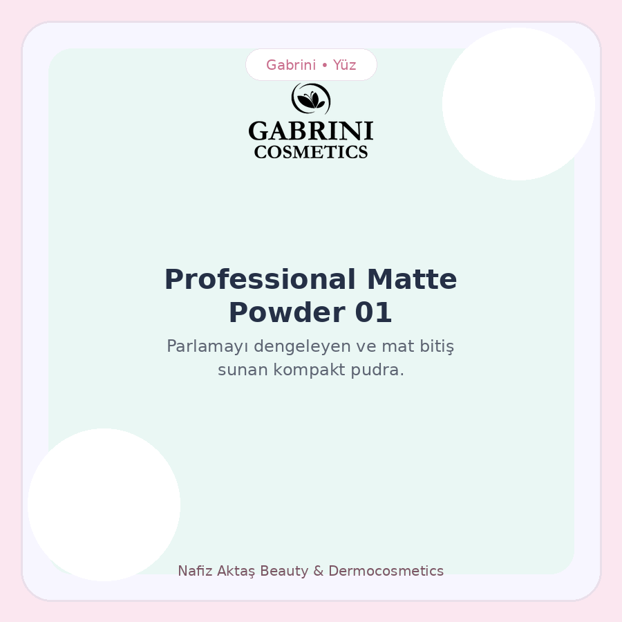 Professional Matte Powder 01