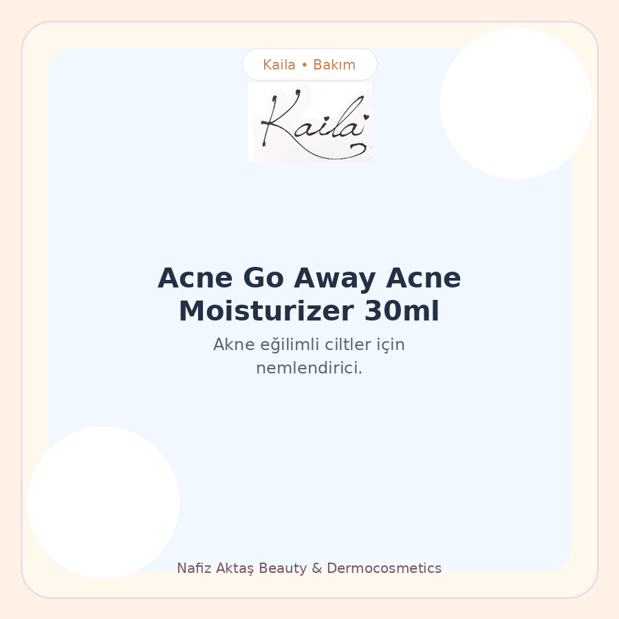 Kaila Acne Go Away Acne Moisturizer 30ml