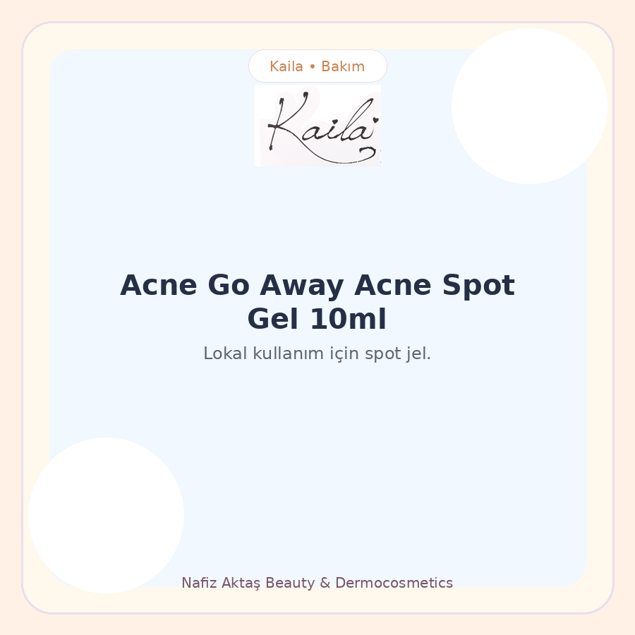 Kaila Acne Go Away Acne Spot Gel 10ml