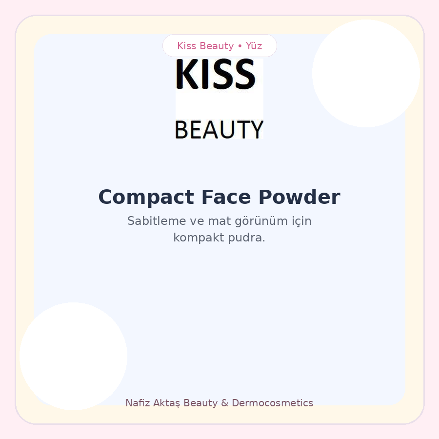 Kiss Beauty Compact Face Powder