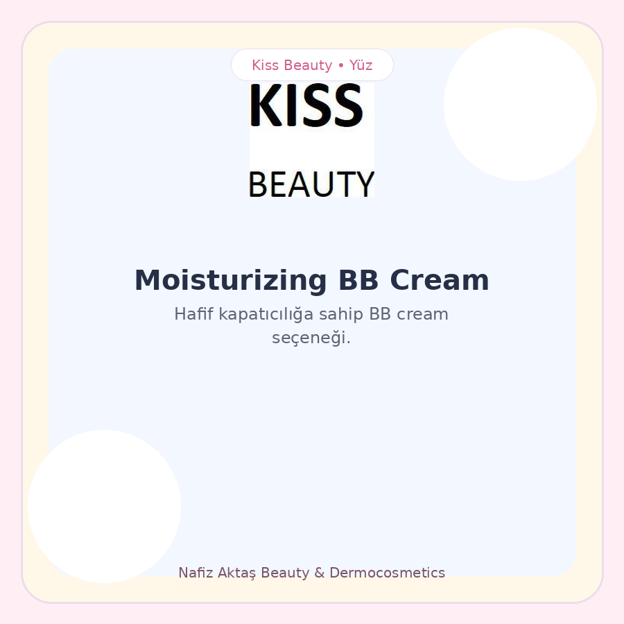 Kiss Beauty Moisturizing BB Cream